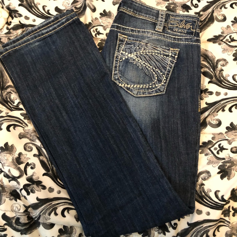Silver jeans
